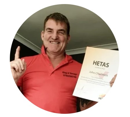 John Chadwick Hetas Approved Chimney Sweepin Rossendale